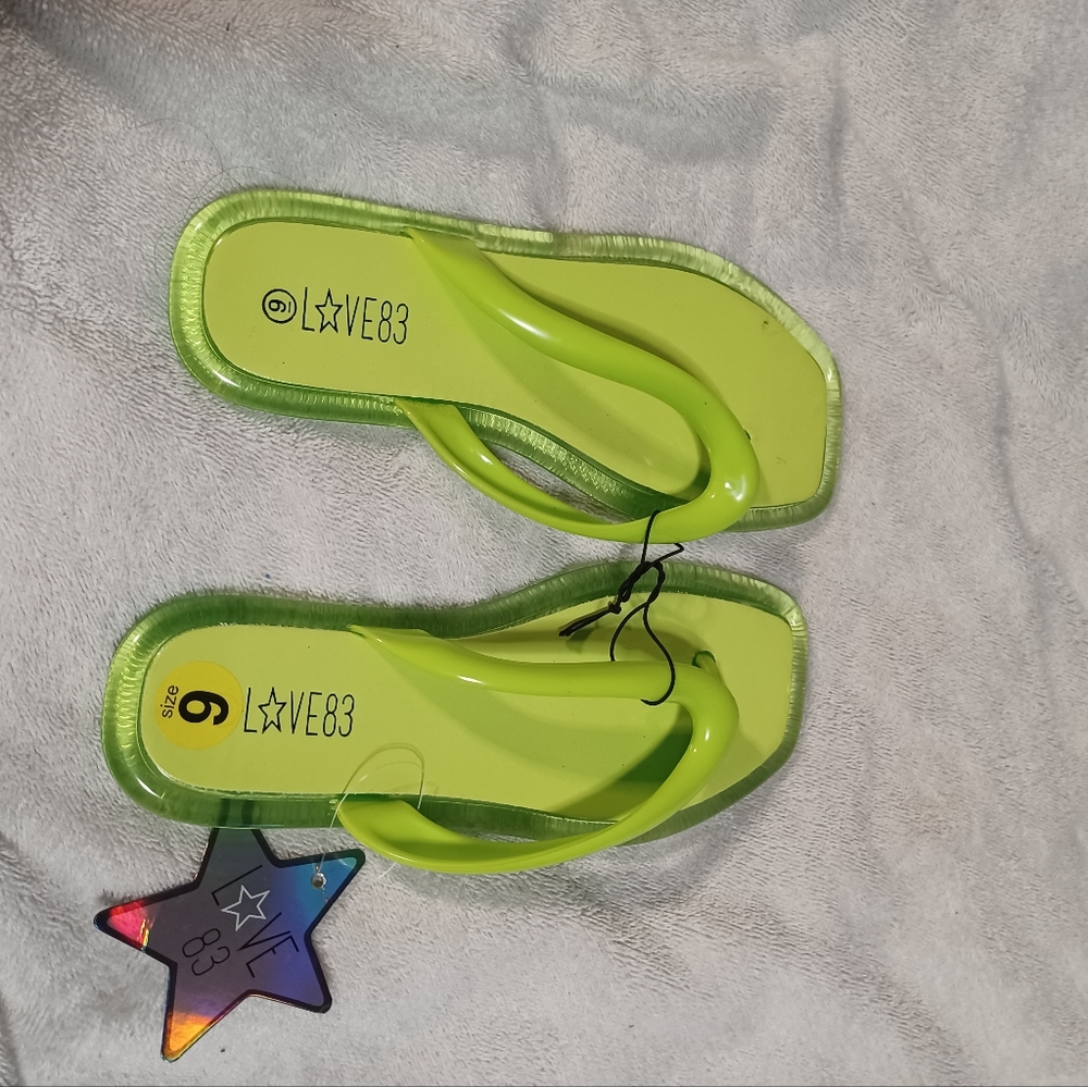 Love Bright Green Women's Sandals